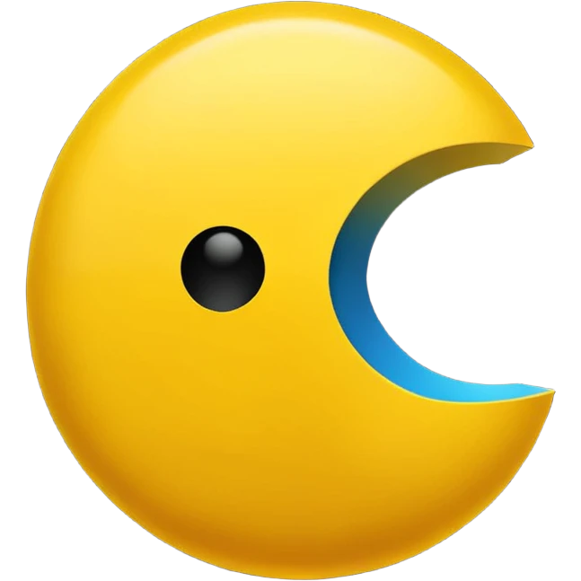strong pac man side view emoji