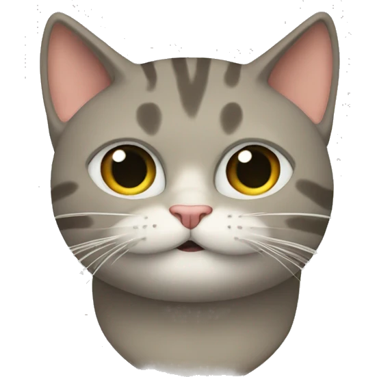 gatto che mangia un pesce emoji