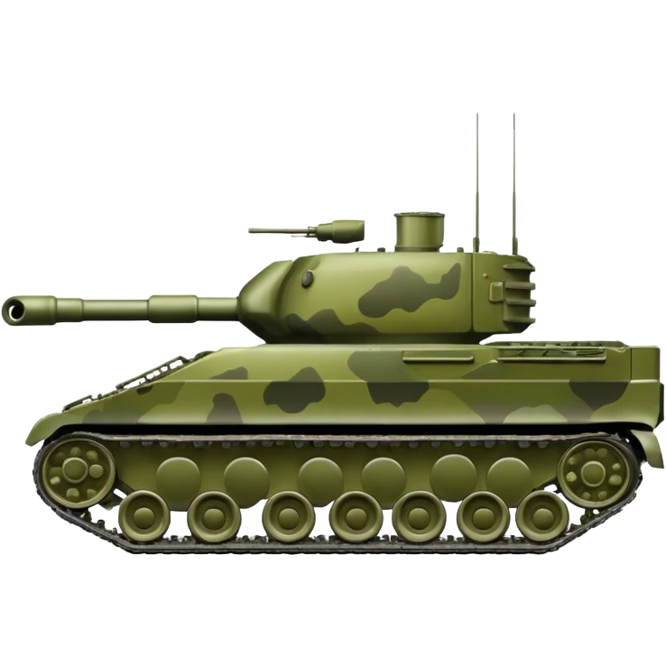 Military tank emoji