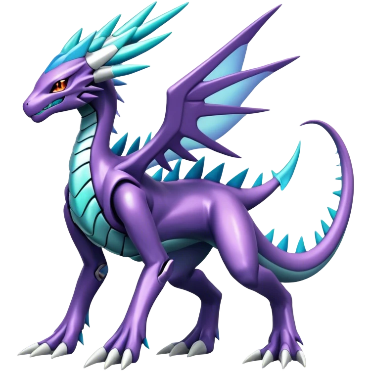  Cool Edgy Shiny Godly Ethereal Digimon-Genesect-Kyurem-Dialga-Suicune-Reptile full body emoji