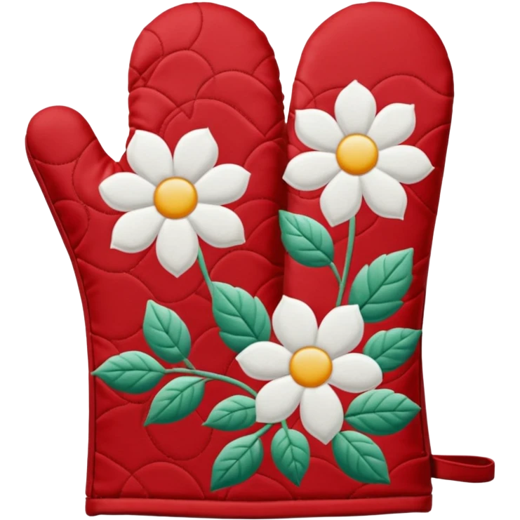 oven mitt print  emoji