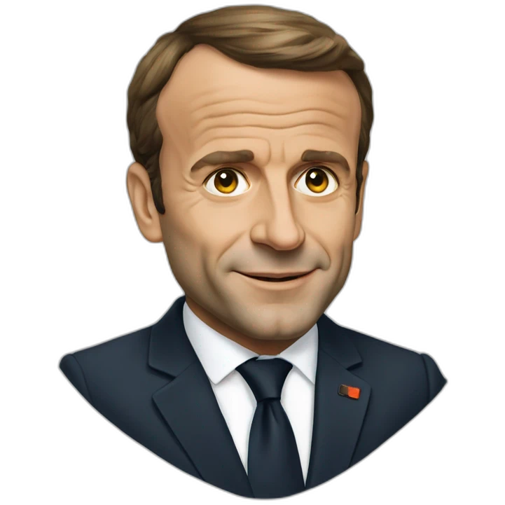 Émanuel macron emoji