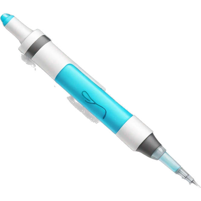 Auto injector medicine pen emoji