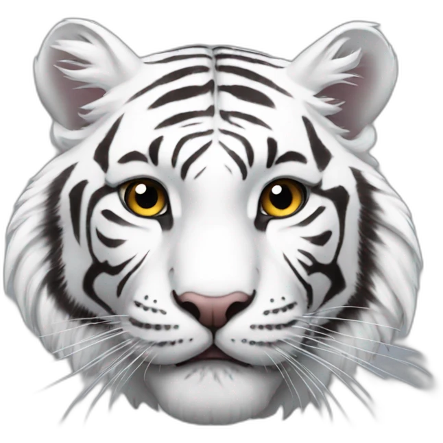 White tiger emoji