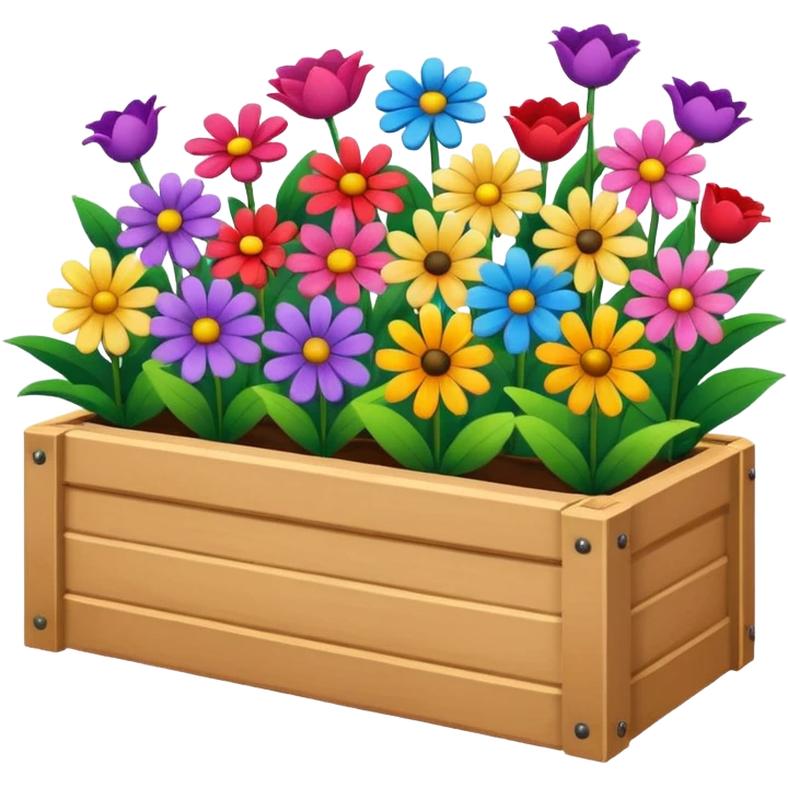 Flower box emoji