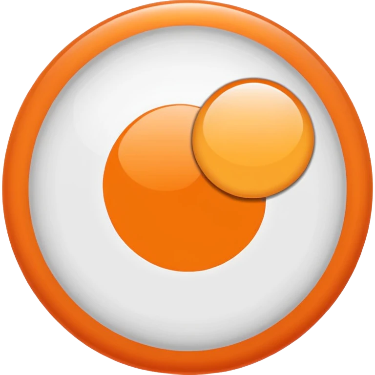 Make a flag in which fully white and in centre a circle of color orange emoji