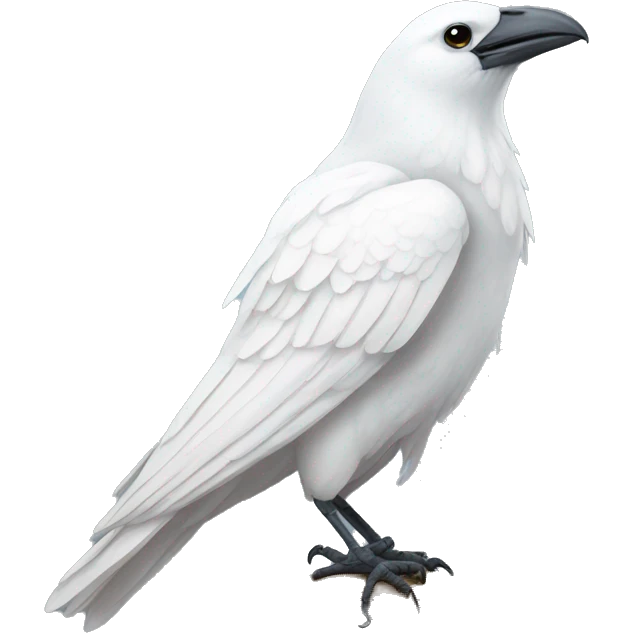 white crow emoji