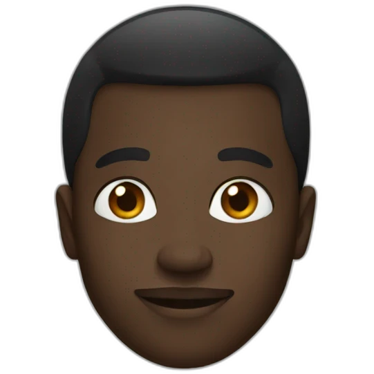 Black african emoji