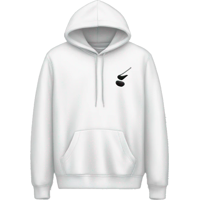 white nike hoodie no person emoji