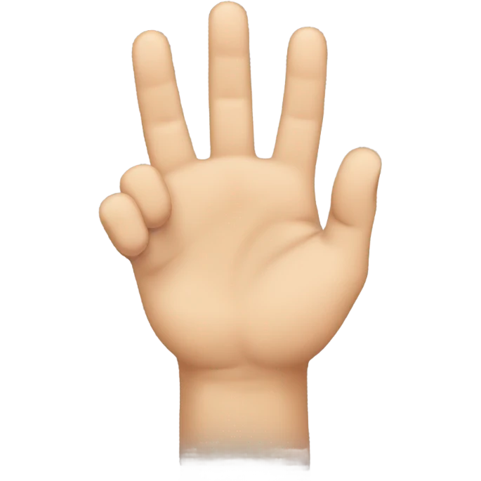 Two hands with little fingers linked emoji