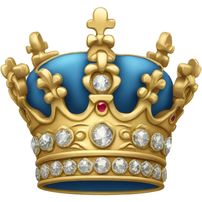 KING CROWN WITH DIAMONDS  emoji