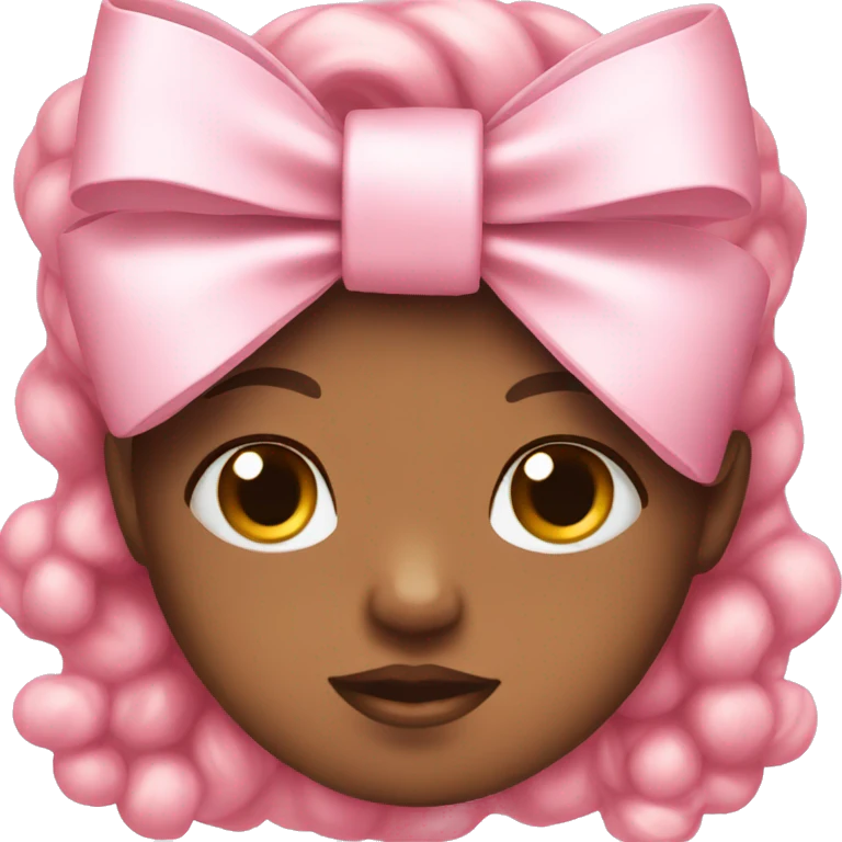 Baby pink bow emoji