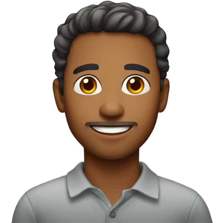 light brown man emoji