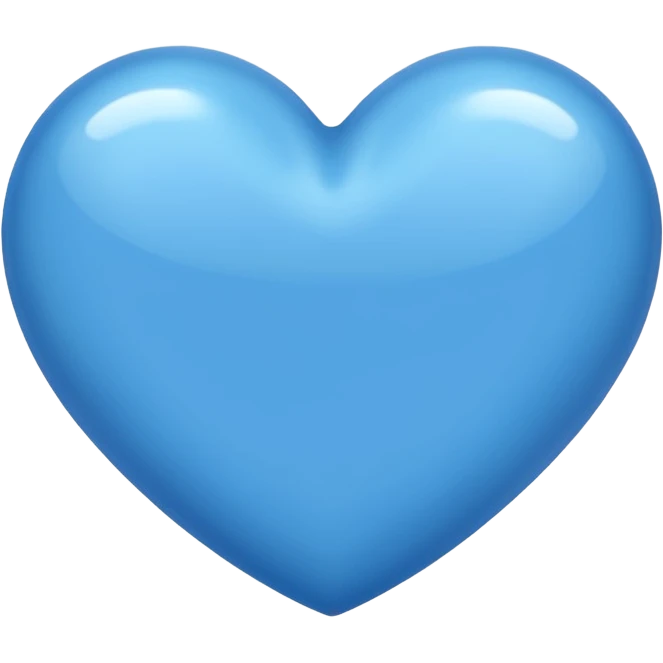 blue heart emoji