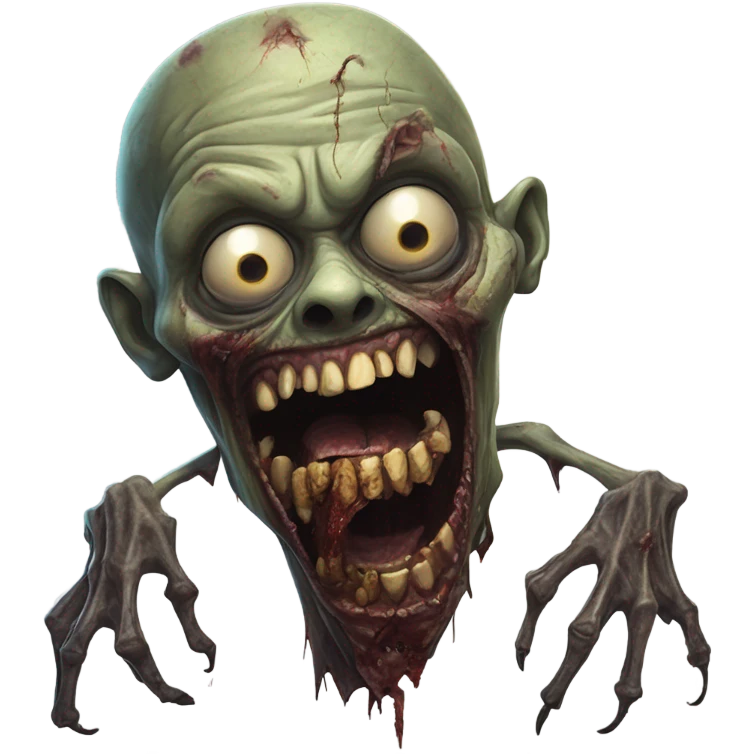 Zombie gulk emoji