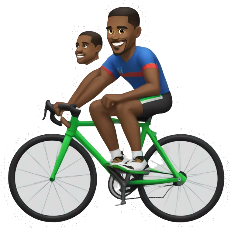 Samuel Eto'o sur un vélo  emoji