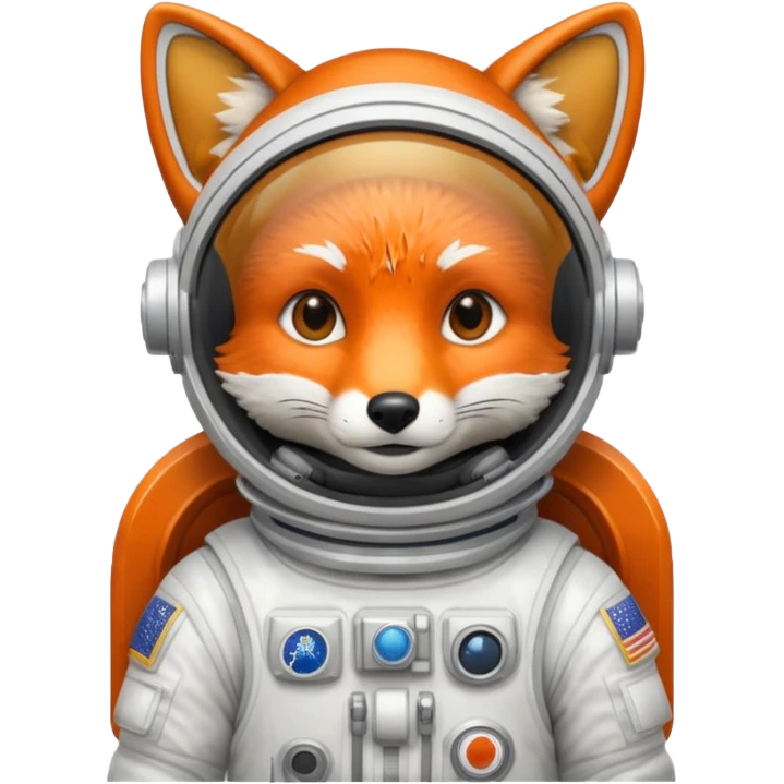 fox astronaut emoji