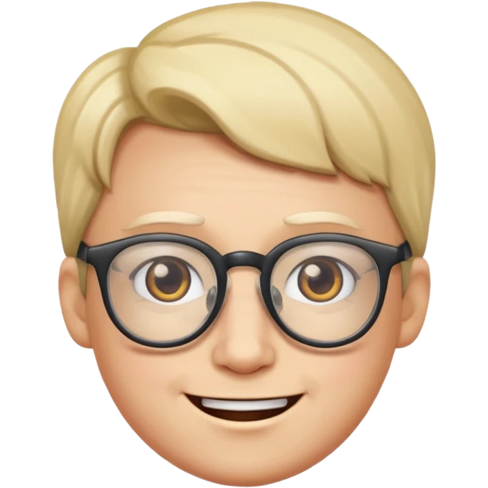 pleading face and smiling face with glasses emoji