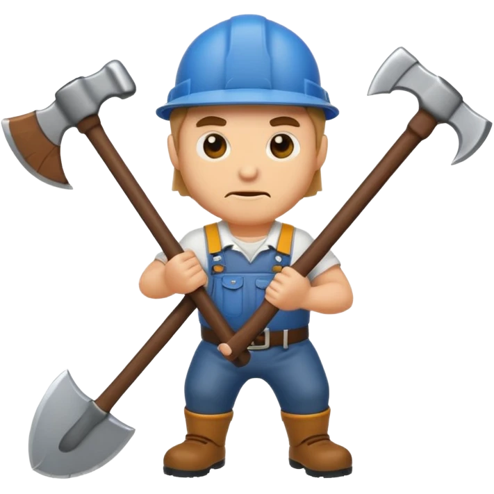 men with axes emoji