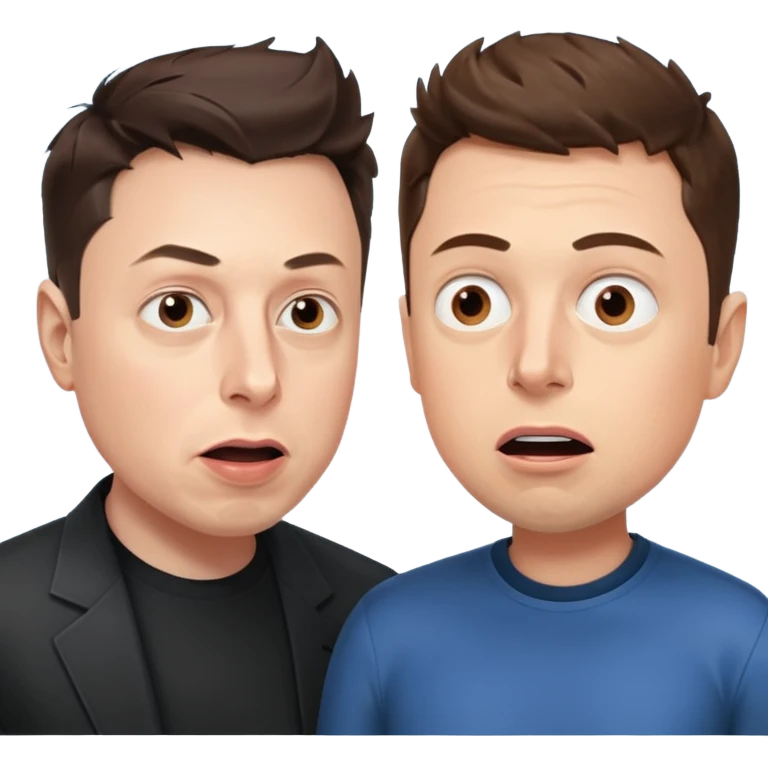 argument between Elon musk and Sam Altman emoji