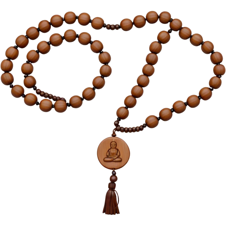 Buddhist prayer beads emoji