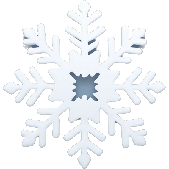 snowflake white emoji
