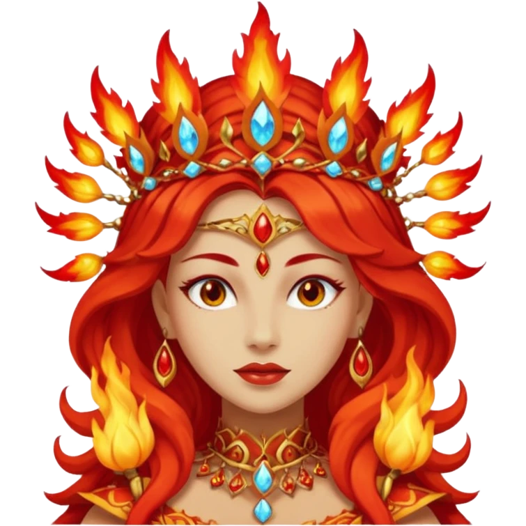 flame queen emoji