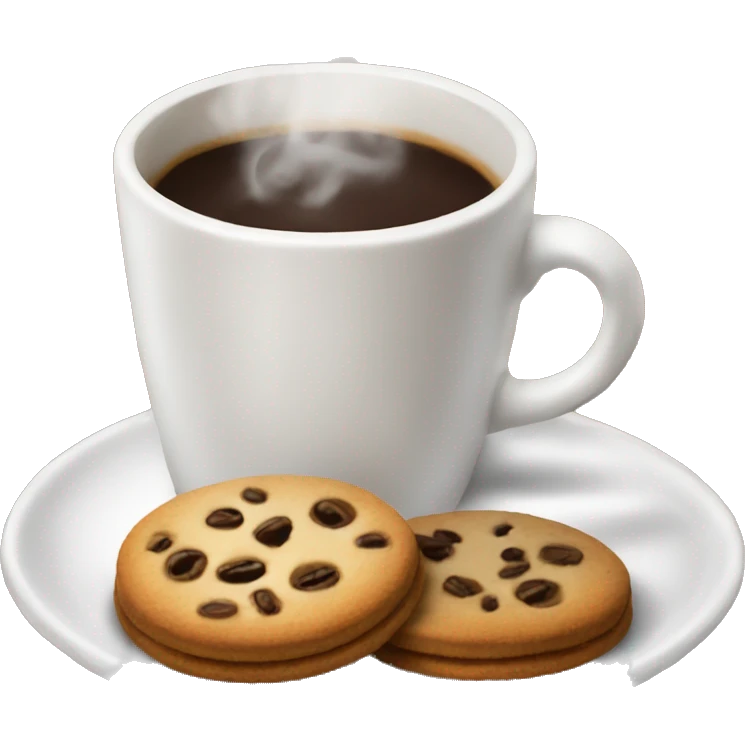 Coffe and cookies  emoji