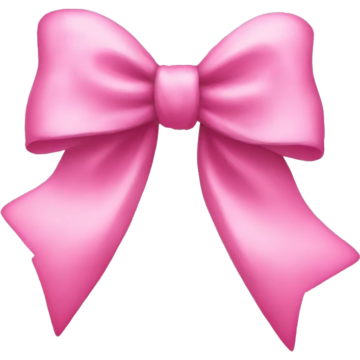 pink bow emoji