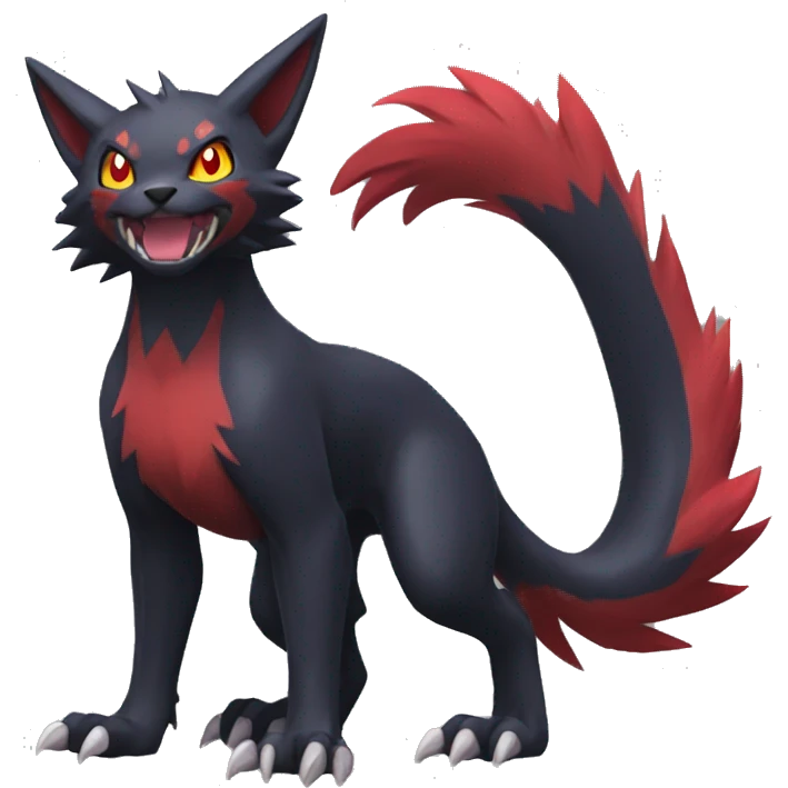 Nargacuga-Litten-Zoroark full body emoji