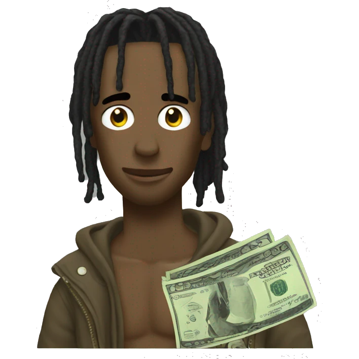 Travis Scott earning money emoji