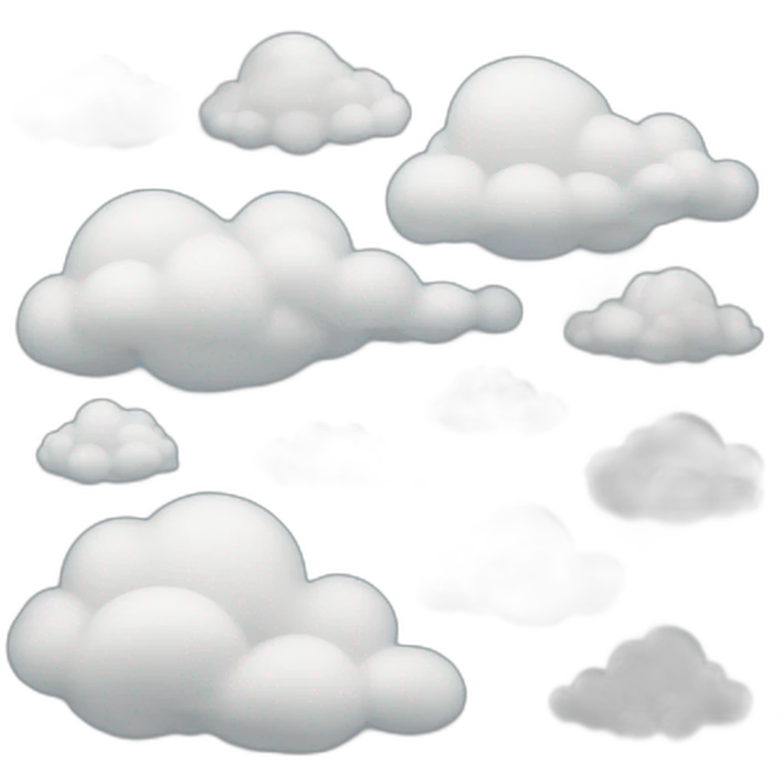 Clouds emoji