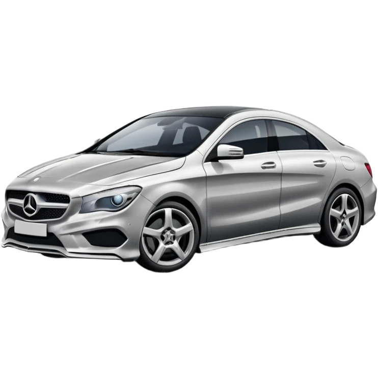 A Mercedes-Benz CLA car emoji