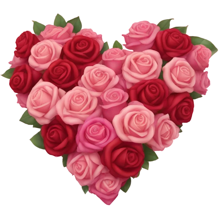 Heart of roses emoji
