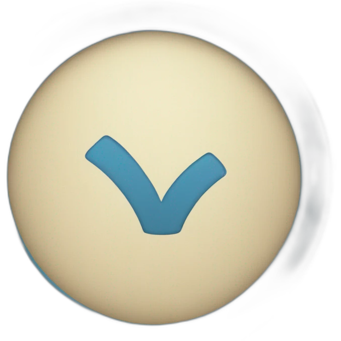 Blue Check Mark circle emoji