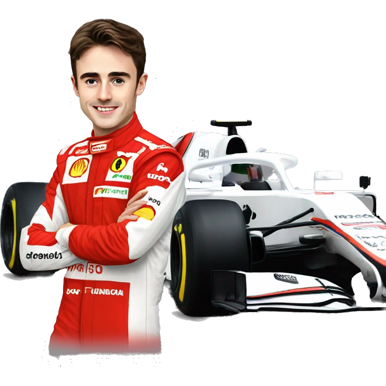Charles Leclerc F1 car emoji
