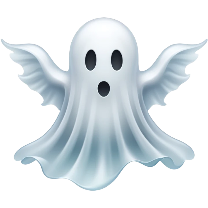 floating flying ghost  emoji
