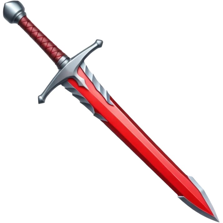 Make an Icon with a red sword emoji