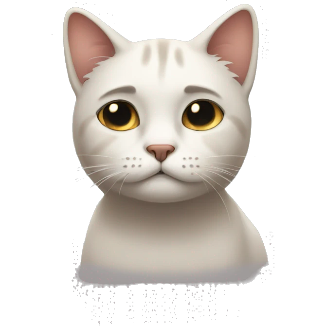 Sad cat  emoji