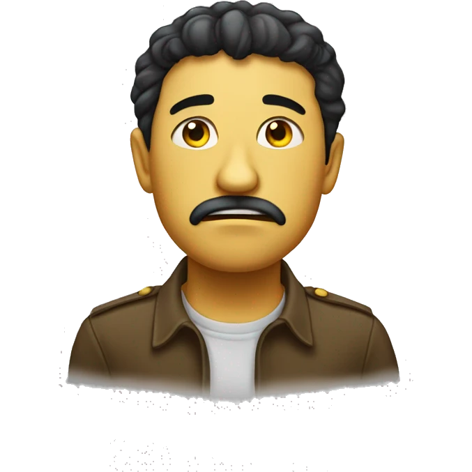 Emoji che nasconde la tristezza emoji