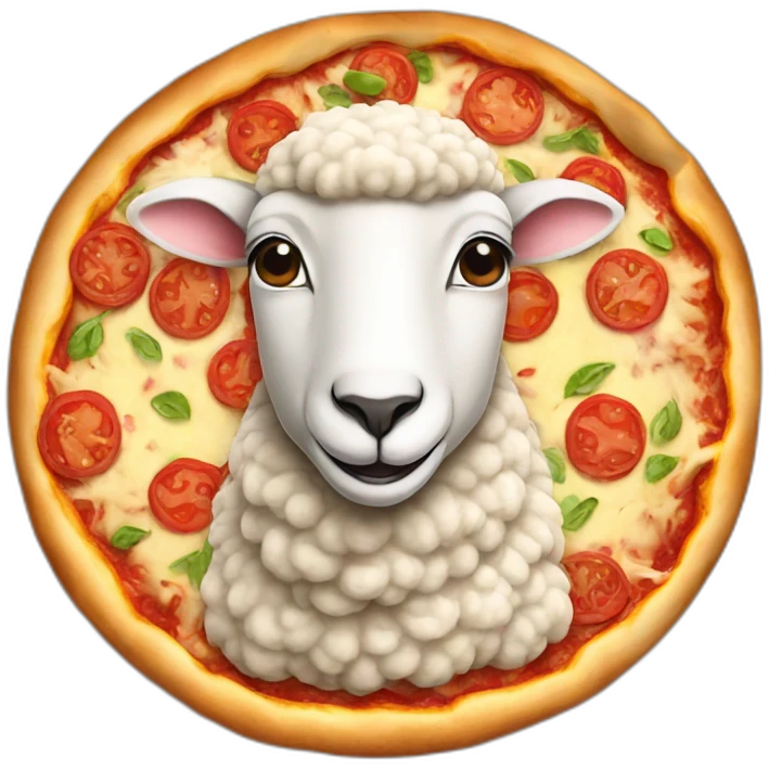 sheep on pizza emoji