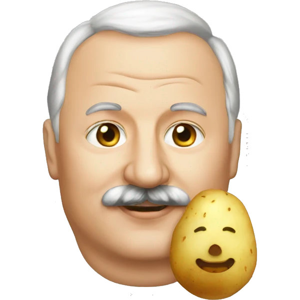 Lukashenko and potato emoji