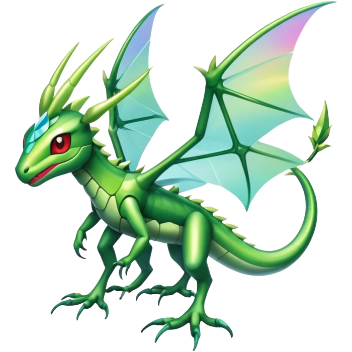 Shiny Exotic Flygon-Amaura-Scyther-Hybrid-Creature emoji