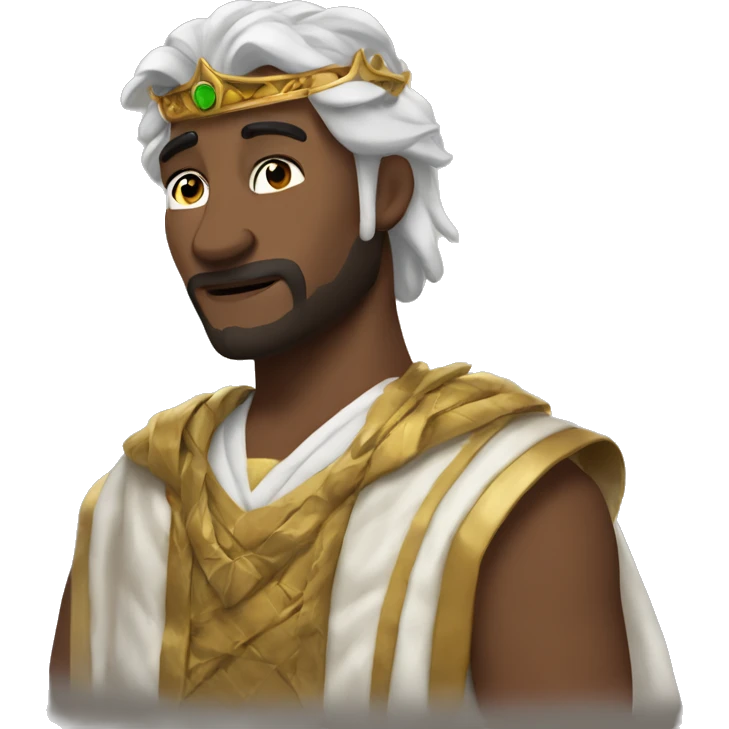 loksmaxing king (it should be beautiful chad men) emoji