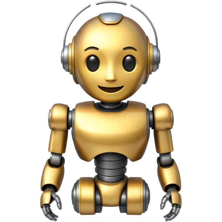 ai robot emoji, happy expression emoji