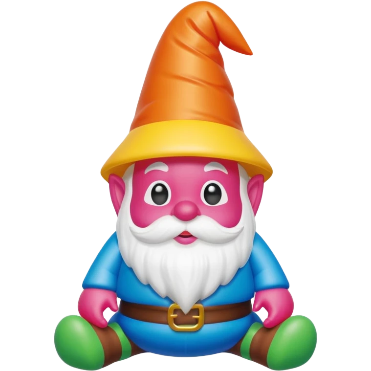   jeff koons halloween gnome inflatable emoji