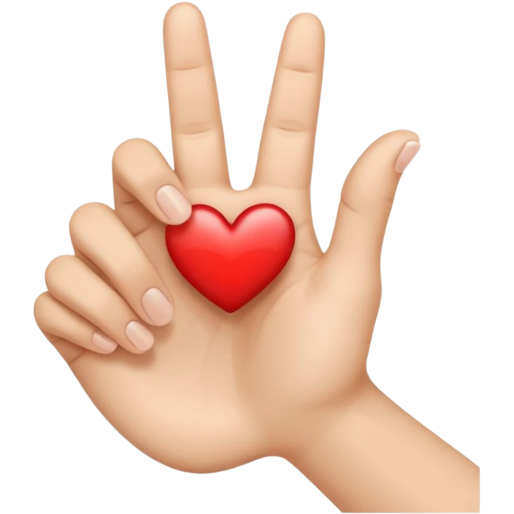 This 🫰, but with thumb and middle finger emoji