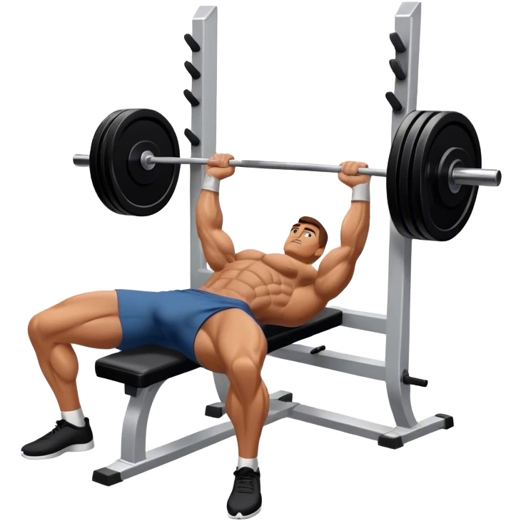 close-grip flat-benchpress emoji