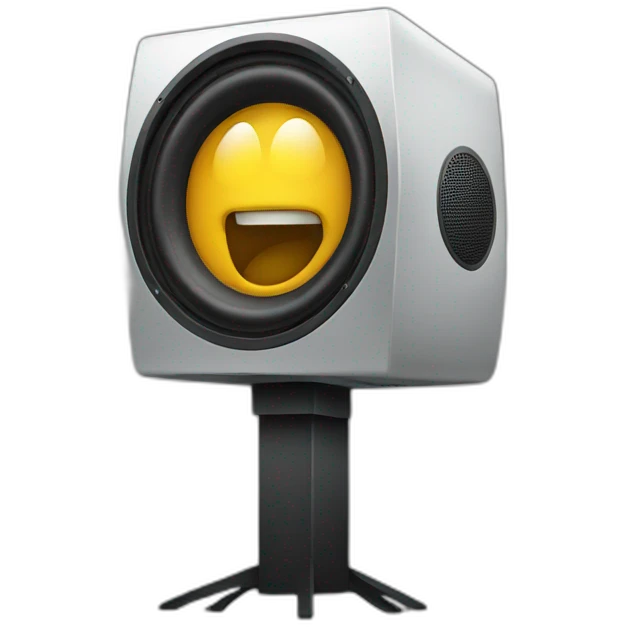 Big speaker emoji