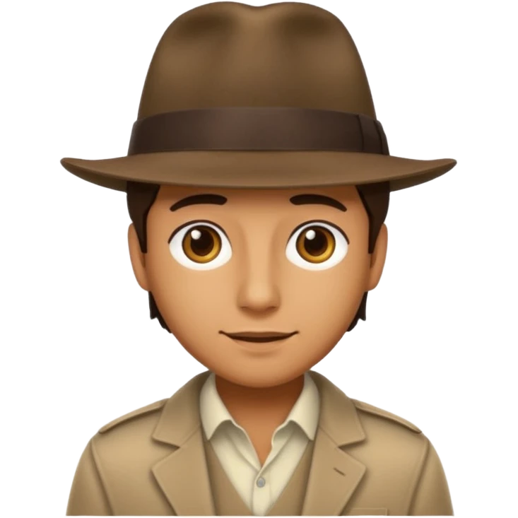 Chat visage humain qui porter pun chapeau emoji